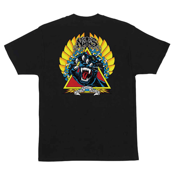 Santa Cruz Natas Screaming Panther Tee Black – Hammer Skateboard