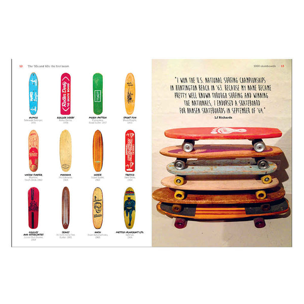 1000 Skateboards Book