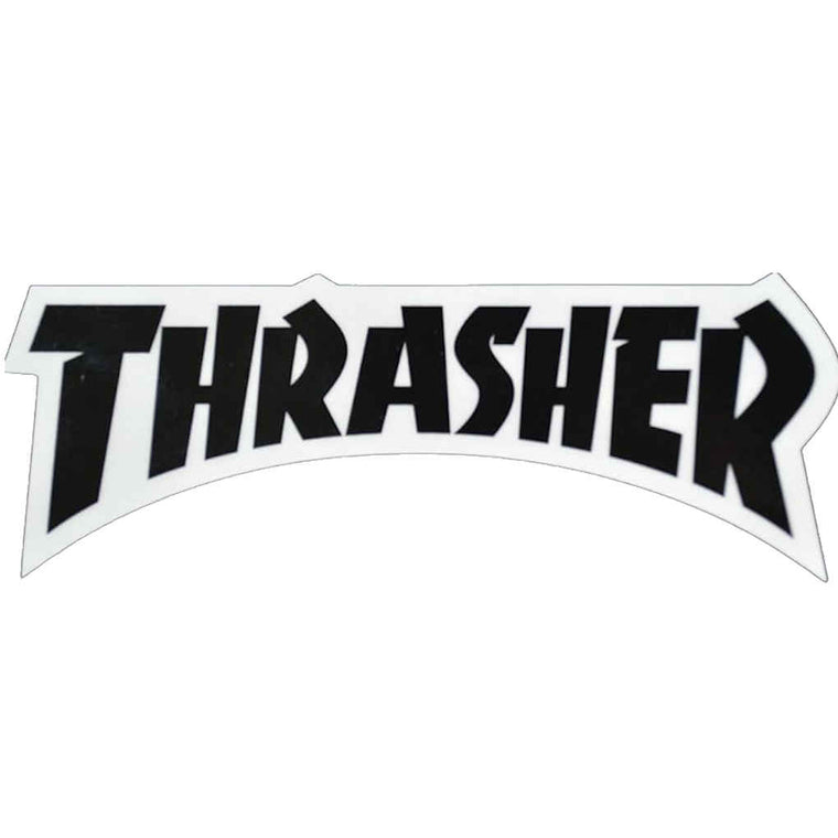 Thrasher Sticker Logo Die Cut Black