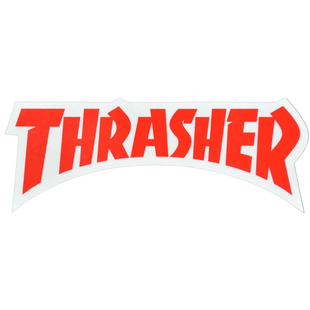 Thrasher Sticker Logo Die Cut Red