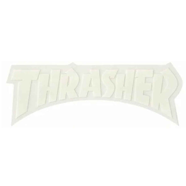 Thrasher Sticker Logo Die Cut White