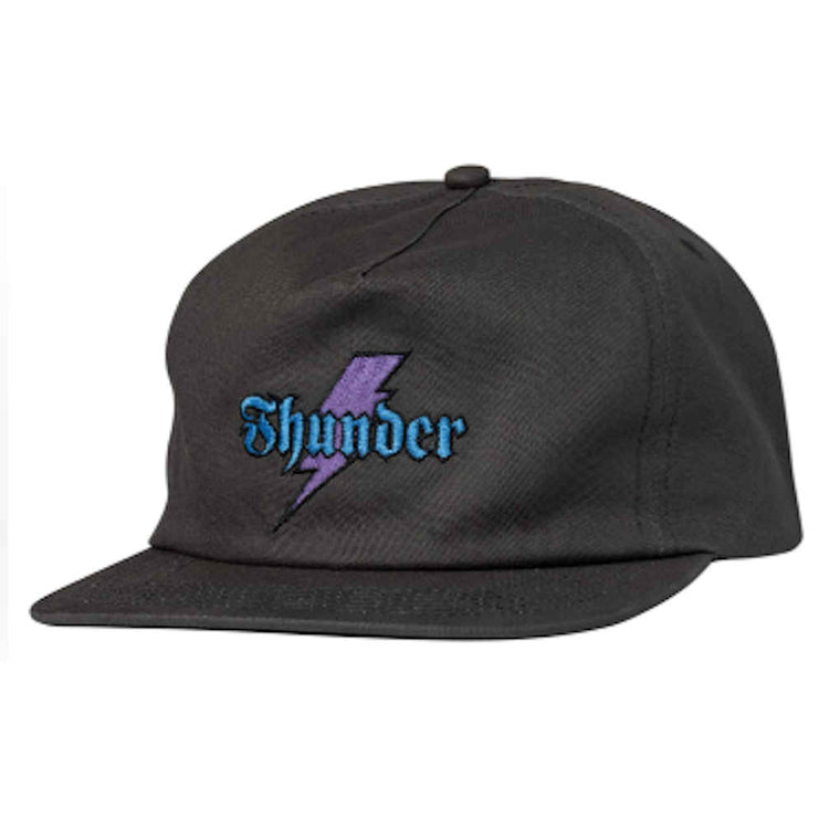 Thunder Bolt Script Snapback Charcoal