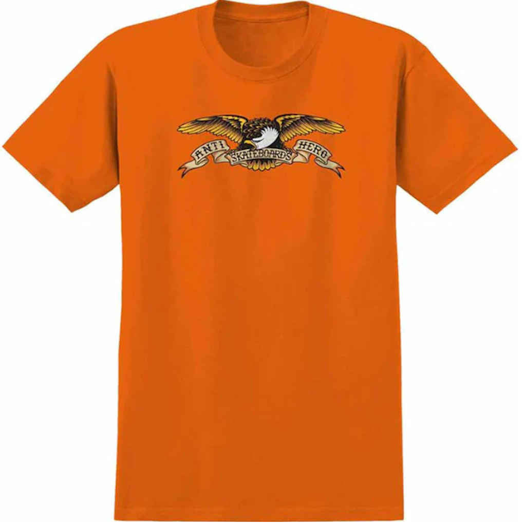 Anti Hero Eagle Multi Tee Orange XL ONLY