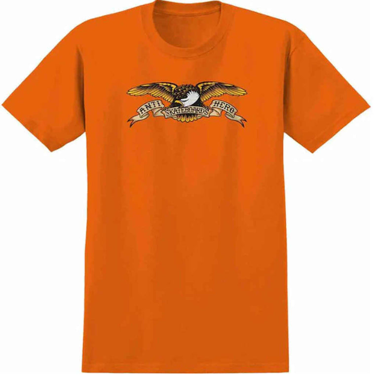 Anti Hero Eagle Multi Tee Orange XL ONLY