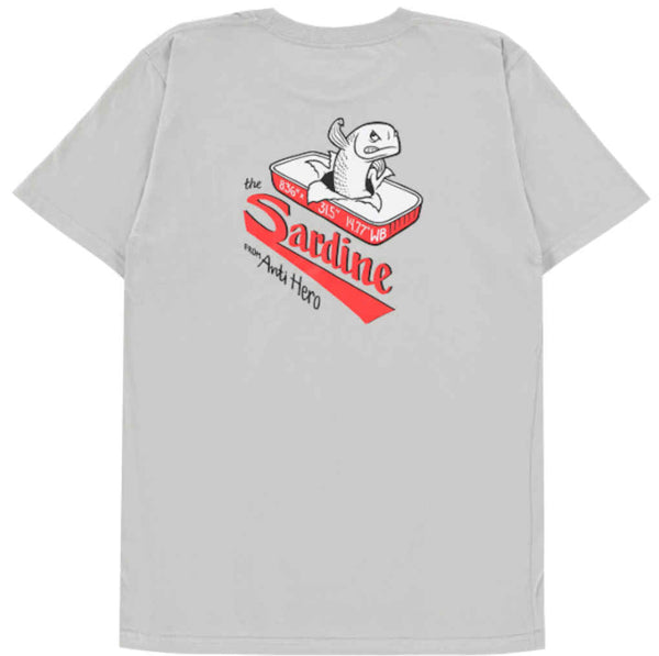 Anti Hero The Sardine Tee Silver