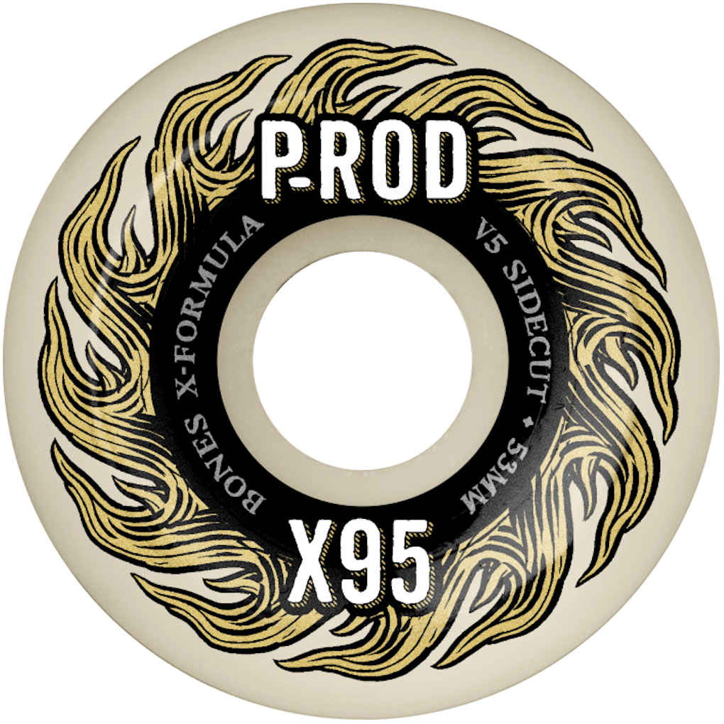 Bones Wheels X-Formula V5 Sidecut P-Rod 95A 53mm