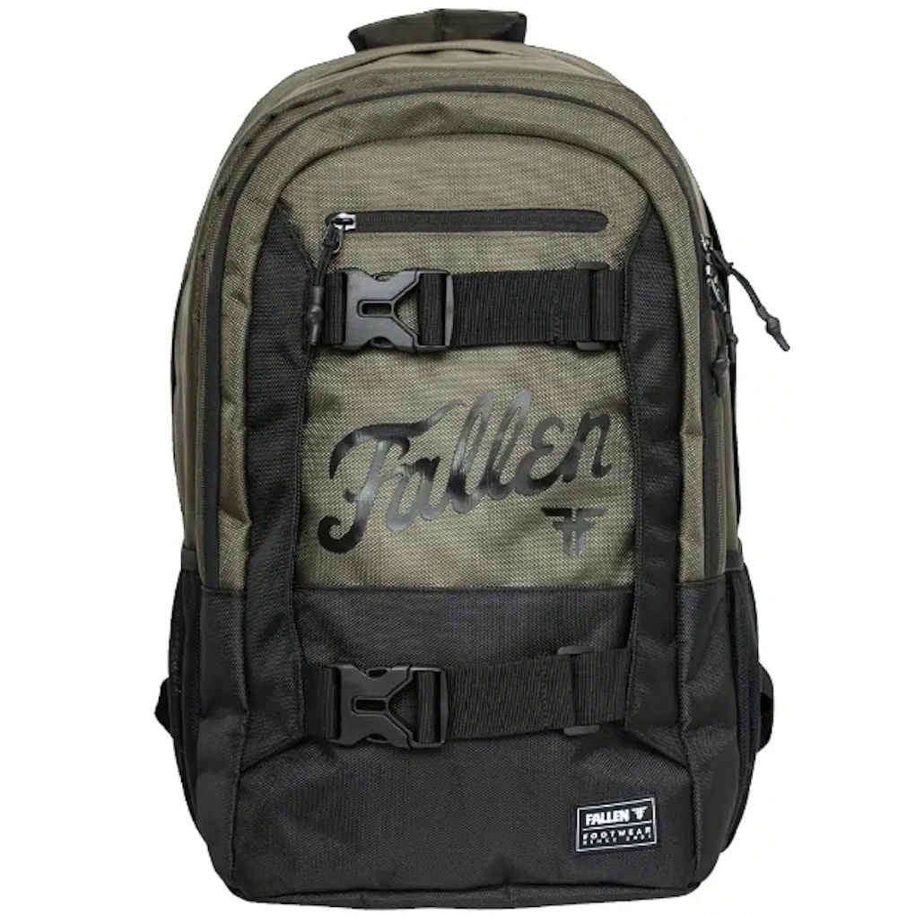 Fallen Fury Board Backpack Olive Black