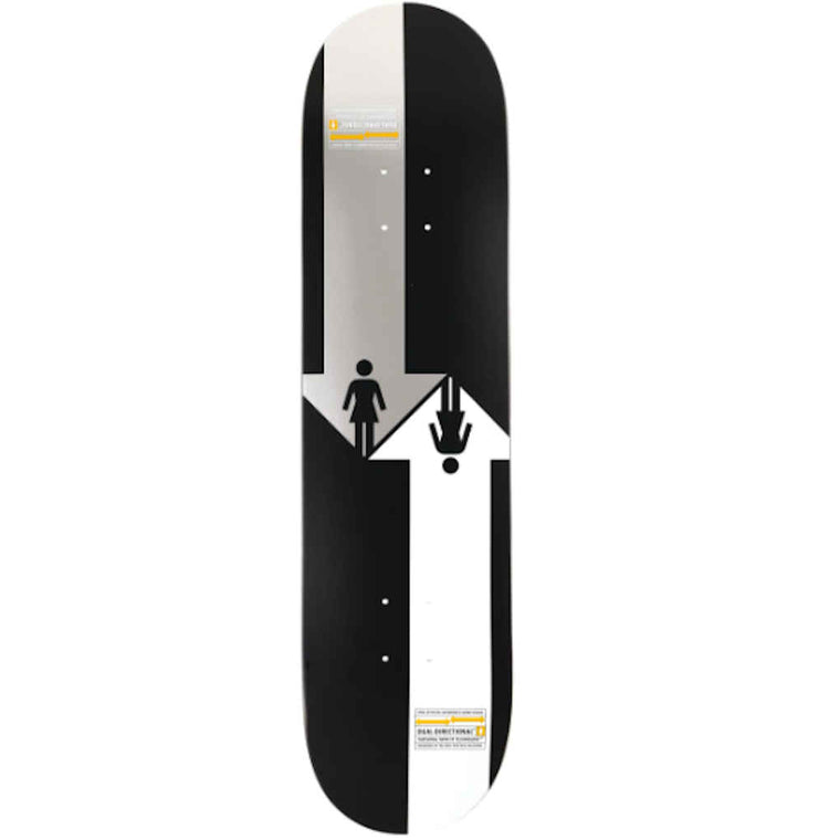 Girl McCrank Black White Dual Directional 8.5