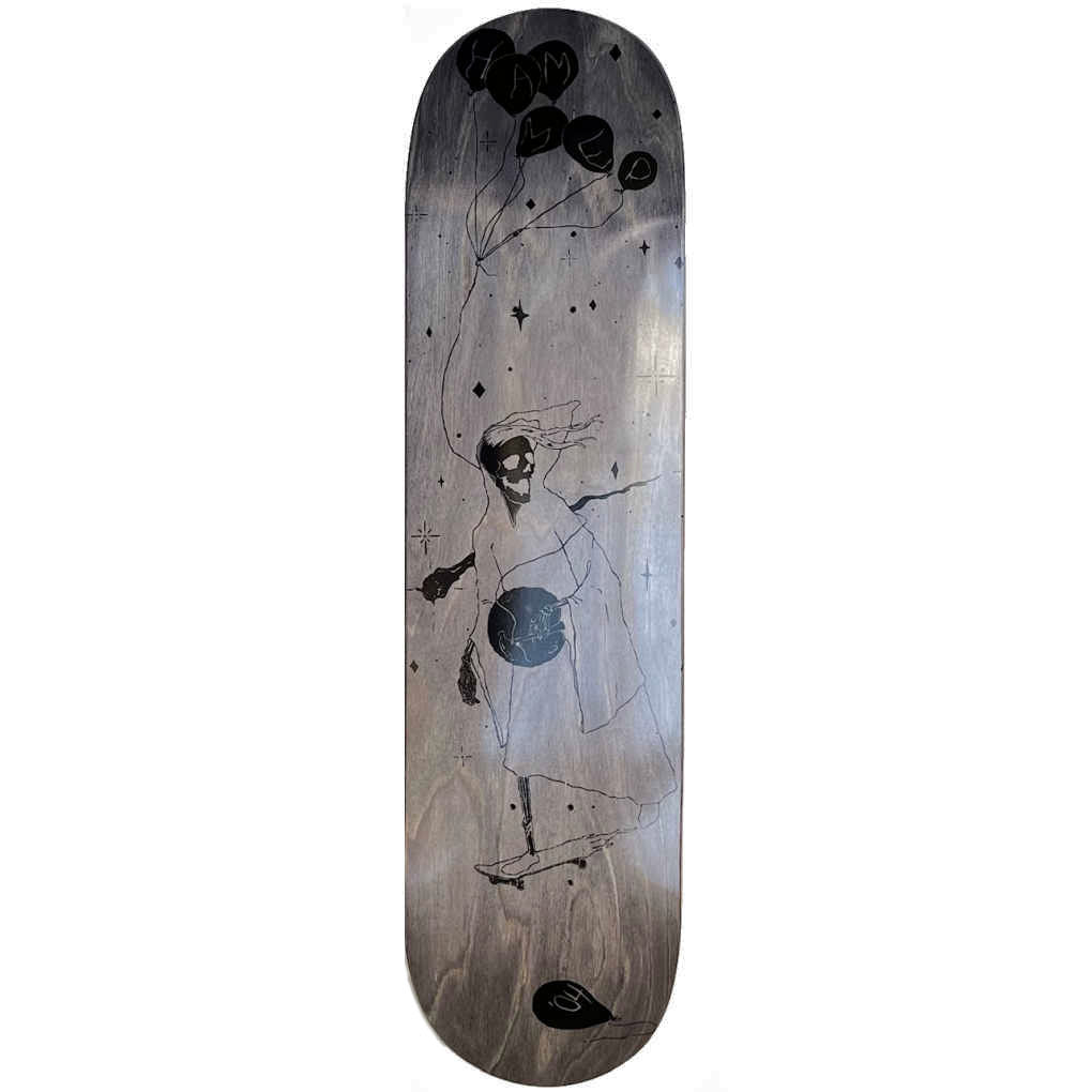 Hammer Negative Balloon Reaper Black Grey 8"