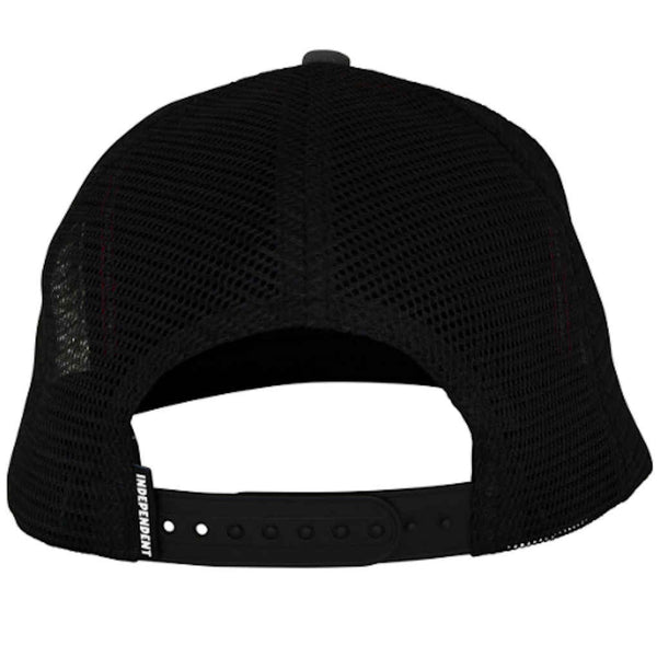 Independent Span Mesh Trucker Charcoal Black