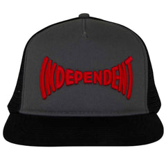 Independent Span Mesh Trucker Charcoal Black