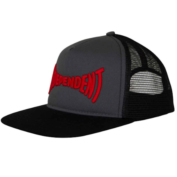 Independent Span Mesh Trucker Charcoal Black