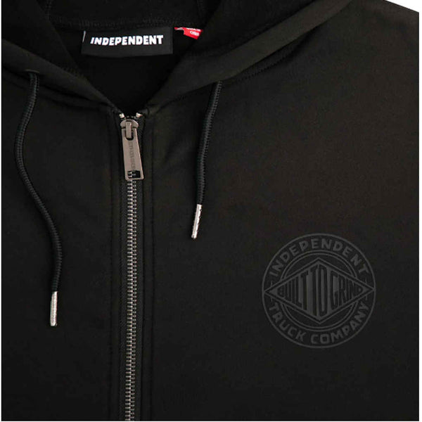 Independent Clipper Zip Hoodie Black