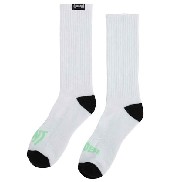 Independent Socks Span Split White Black Mint