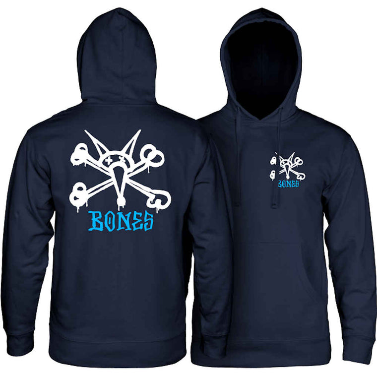 Powell Peralta Rat Bones Hoodie Navy