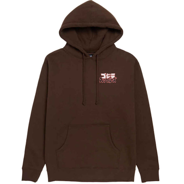 Santa Cruz Godzilla Hand Hoodie Brown Medium ONLY