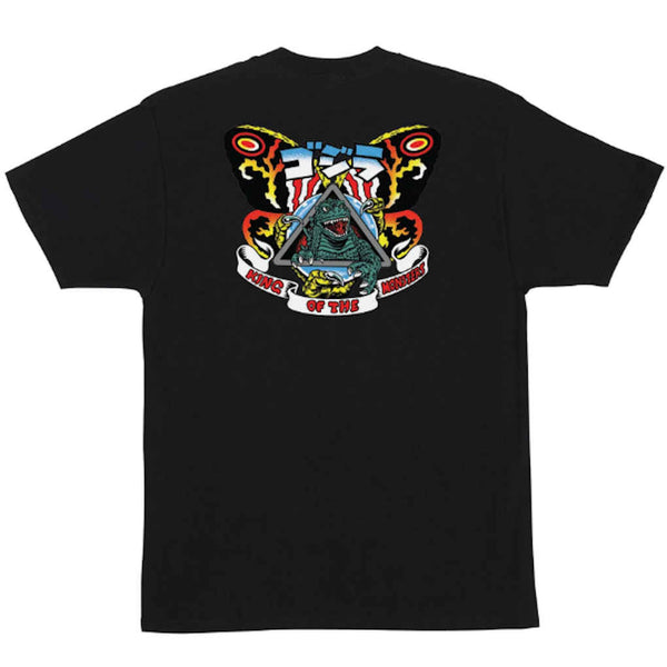 Santa Cruz Godzilla Natas Mothra Tee Black