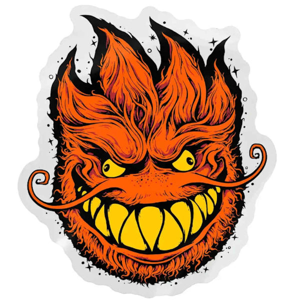 Spitfire Grimple Furry Classic Sticker Orange