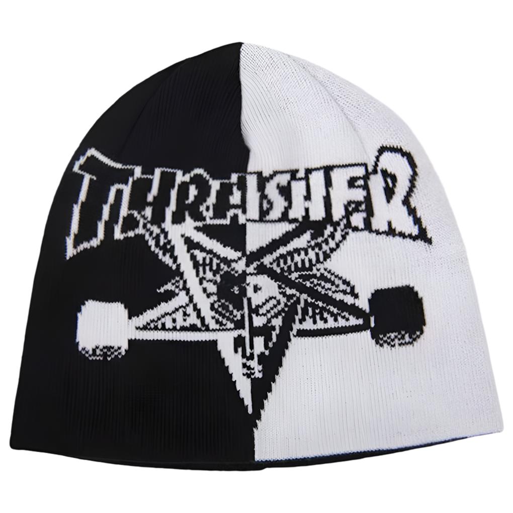 Thrasher Skate Goat Split Skully Beanie