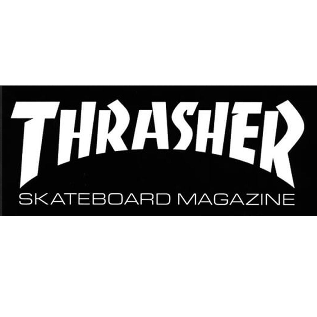 Thrasher Logo Mini Sticker Black