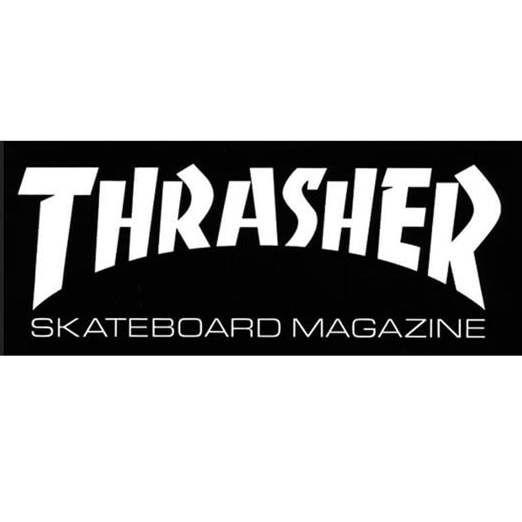 Thrasher Logo Mini Sticker Black