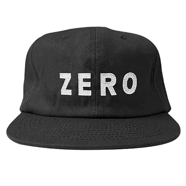 Zero Army Felt Applique Strapback Black