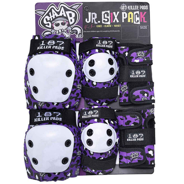 187 Junior Full Pad Set Staab Purple