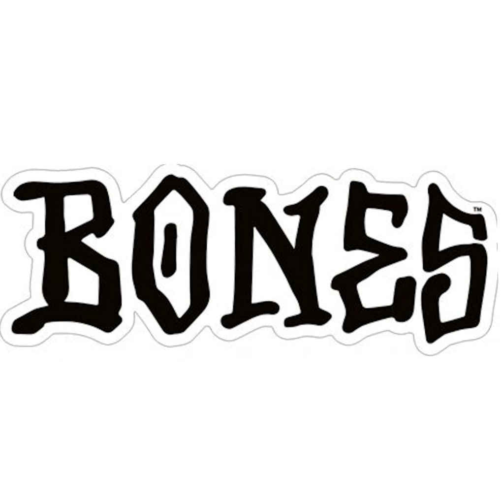 Bones 3" Sticker Black Letters