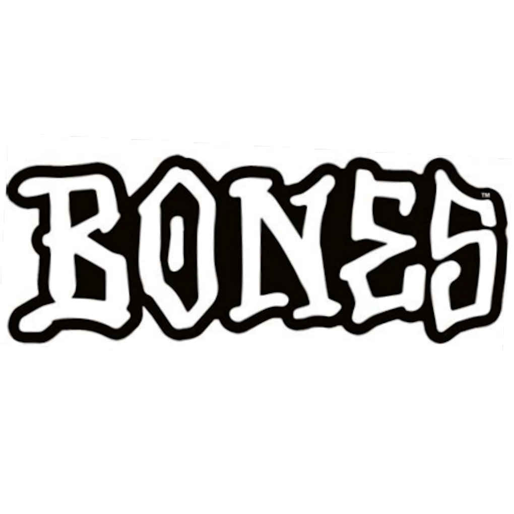 Bones 3" Sticker White Letters