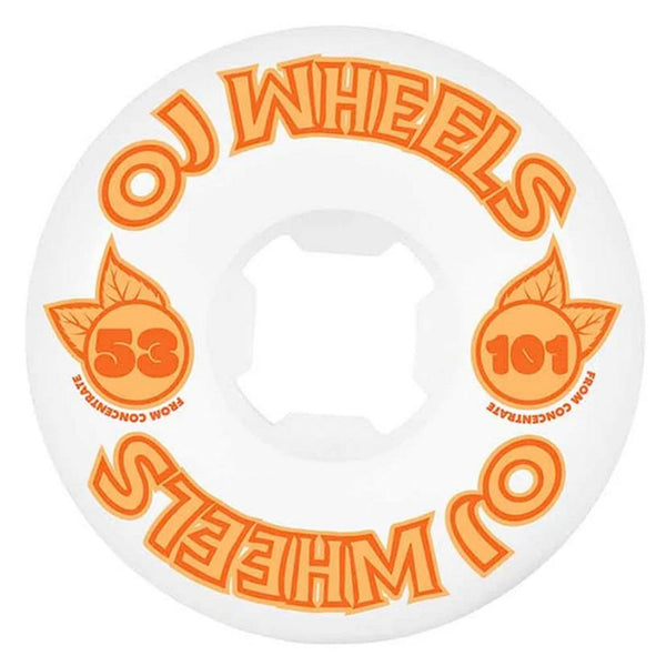 OJ Wheels From Concentrate Hardline White 101A 53mm