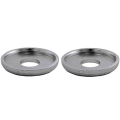 Truck Cup Washers Bottom Conical Set Of 2 Silver