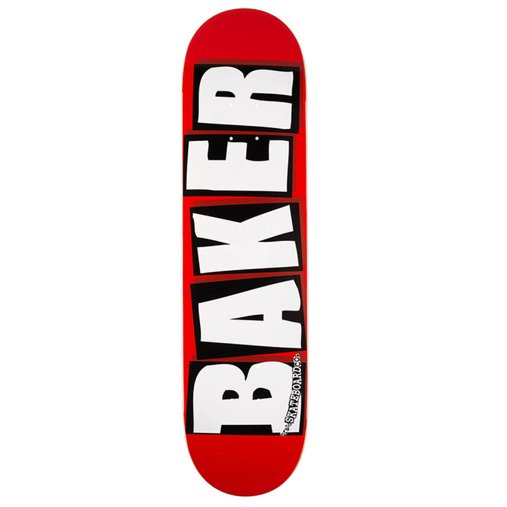 Baker Brand Logo White 8.25"