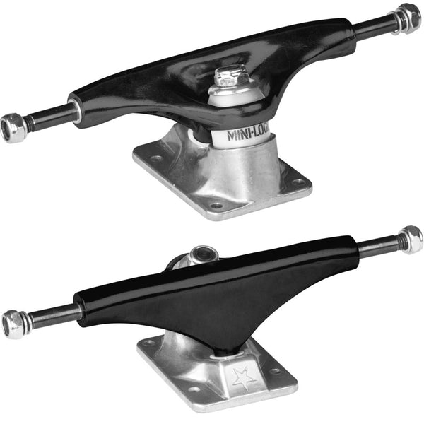 Mini Logo Trucks Silver Black 7.63"