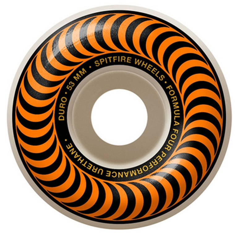 Spitfire Wheels F4 Classics Orange 101A 53mm