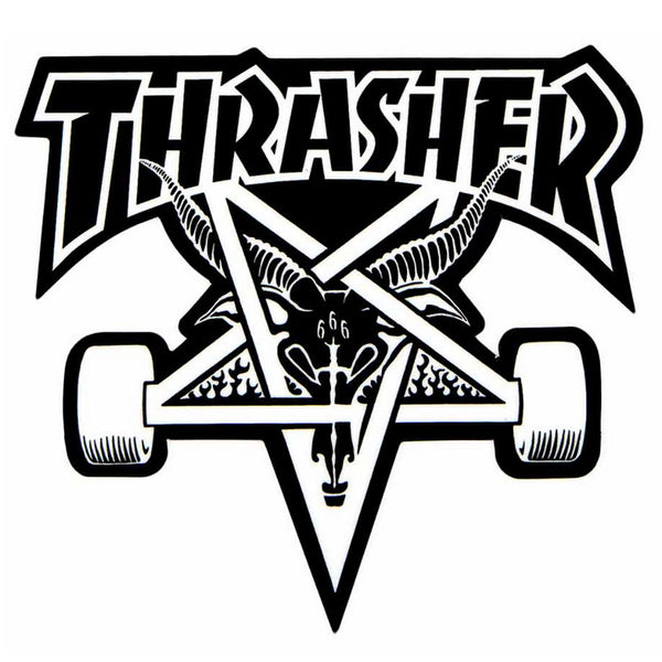 Thrasher Skate Goat Black Sticker